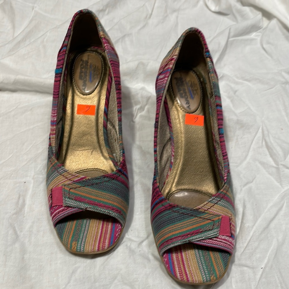 Y2K style Lifestride Open Toe Promote Wedges